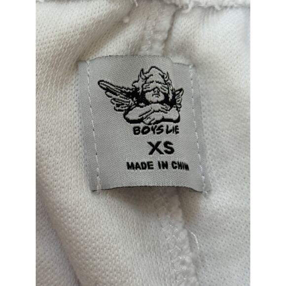 (XS) NWOT $105 Boy's Lie Straight Flush Sweatpants White - Picture 7 of 8